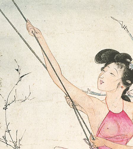 迪庆-胡也佛的仕女画和最知名的金瓶梅秘戏图